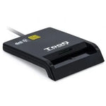 Lector de DNI TooQ TQR-211B/ USB Tipo-C/ Negro - PixelPlaza
