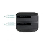 Docking Station para Discos Duros TooQ TQDS-802BW - PixelPlaza