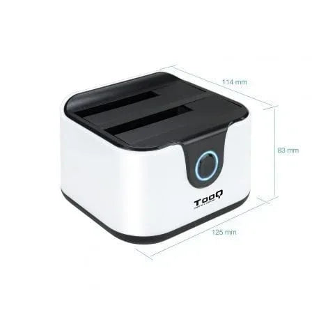 Docking Station para Discos Duros TooQ TQDS-802BW - PixelPlaza