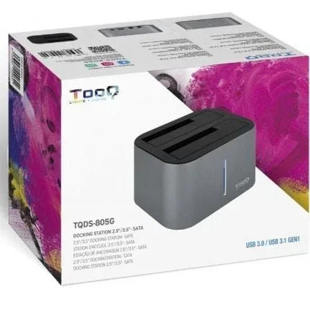 Docking Station para Discos Duros TooQ TQDS-805G - PixelPlaza