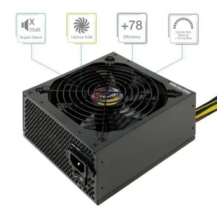 Fuente de Alimentación TooQ TQAPOLO-700SP/ 700W/ Ventilador 14cm - PixelPlaza