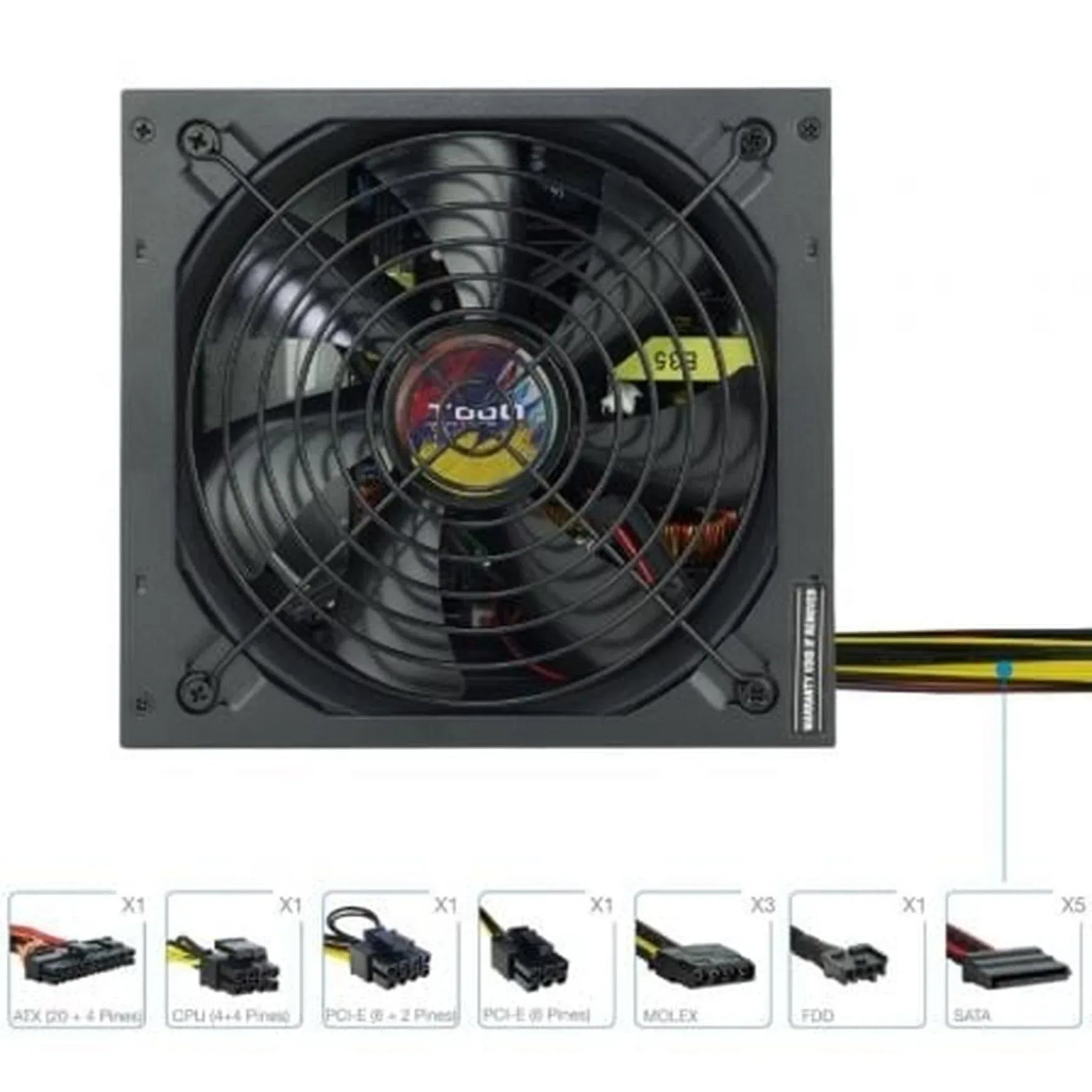 Fuente de Alimentación TooQ TQAPOLO-700SP/ 700W/ Ventilador 14cm - PixelPlaza