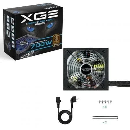 Fuente de Alimentación TooQ TQXGEII-700SAP/ 700W/ Ventilador 14cm/ 80 Plus Bronze - PixelPlaza