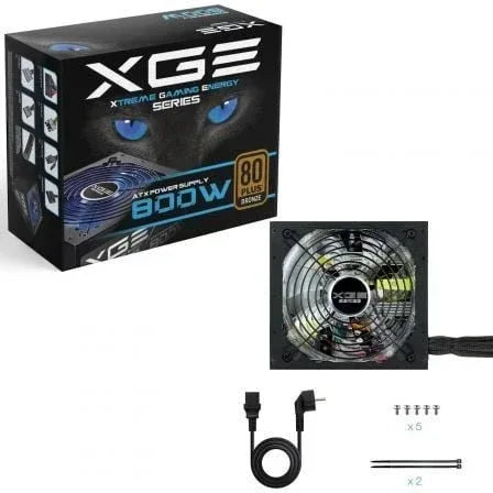 Fuente de Alimentación TooQ TQXGEII-800SAP/ 800W/ Ventilador 14cm/ 80 Plus Bronze - PixelPlaza