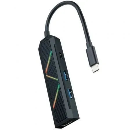Docking USB Tipo-C Nanocable 10.16.0401/ 2xUSB/ 1xUSB Tipo-C PD/ 1xHDMI 4K - PixelPlaza