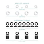 Kit de Montaje Universal TooQ SSK4820 para pantallas con Tornillería - PixelPlaza