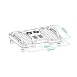Reposapiés Ajustable/ Inclinable TooQ TQFR0601-G/ 424 x 305 x 145 mm - PixelPlaza