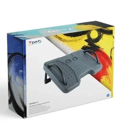 Reposapiés Ajustable/ Inclinable TooQ TQFR0601-G/ 424 x 305 x 145 mm - PixelPlaza