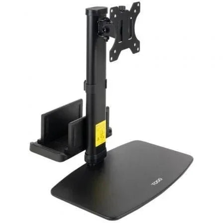Soporte de Sobremesa para Monitor TooQ DB1128TN-B/ Ajustable/ Giratorio/ Inclinable/ hasta 6kg - PixelPlaza