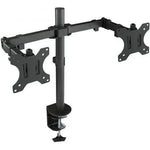 Soporte de Mesa para 2 Monitores TooQ DB1232TN-B/ Giratorio/ Inclinable/ hasta 8kg - PixelPlaza