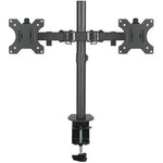 Soporte de Mesa para 2 Monitores TooQ DB1232TN-B/ Giratorio/ Inclinable/ hasta 8kg - PixelPlaza