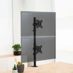 Soporte de Mesa para 2 Monitores TooQ DB1233TNV-B/ Giratorio/ Inclinable/ hasta 8kg - PixelPlaza