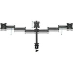Soporte de Mesa para 3 Monitores TooQ DB1327TN-B/ Giratorio/ Inclinable/ hasta 8kg - PixelPlaza