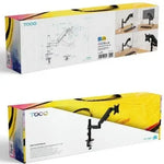 Soporte de Mesa para Monitor TooQ DB1532TNR-B/ Giratorio/ Inclinable/ hasta 9kg - PixelPlaza