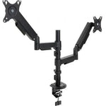 Soporte de Mesa para 2 Monitores TooQ DB1533TNR-B/ Giratorio/ Inclinable/ hasta 9kg - PixelPlaza
