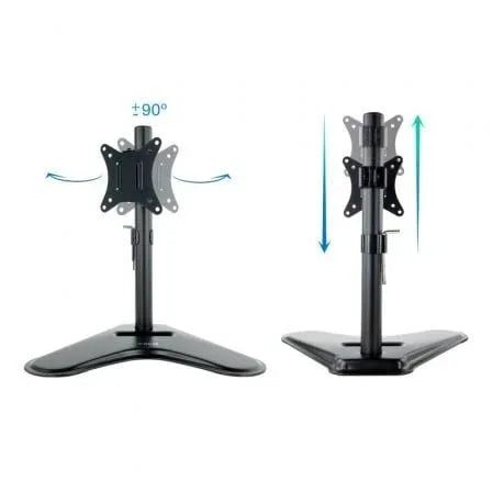 Soporte de Mesa Orientable/ Inclinable Tooq DB1701TN-B para TV y Portátil de 17-32" - PixelPlaza