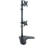 Soporte de Sobremesa para 2 Monitores TooQ DB1703TNV-B/ Giratorio/ Inclinable/ hasta 9kg - PixelPlaza