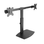 Soporte de Sobremesa para 2 Monitores TooQ DB1727TN-B/ Giratorio/ Inclinable/ hasta 6kg - PixelPlaza
