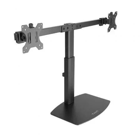 Soporte de Sobremesa para 2 Monitores TooQ DB1727TN-B/ Giratorio/ Inclinable/ hasta 6kg - PixelPlaza