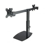 Soporte de Sobremesa para 2 Monitores TooQ DB1727TN-B/ Giratorio/ Inclinable/ hasta 6kg - PixelPlaza