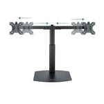 Soporte de Sobremesa para 2 Monitores TooQ DB1727TN-B/ Giratorio/ Inclinable/ hasta 6kg - PixelPlaza