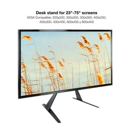 Soporte de Mesa Tooq DB2375F-B para TV y Portátil de 23-75" - PixelPlaza