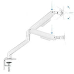 Soporte de Mesa para Monitor TooQ DB4032TNR-W/ Giratorio/ Inclinable/ hasta 9kg - PixelPlaza