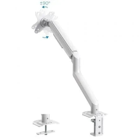 Soporte de Mesa para Monitor TooQ DB4032TNR-W/ Giratorio/ Inclinable/ hasta 9kg - PixelPlaza