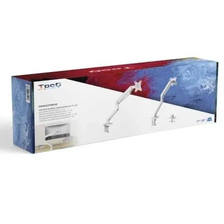 Soporte de Mesa para Monitor TooQ DB4032TNR-W/ Giratorio/ Inclinable/ hasta 9kg - PixelPlaza