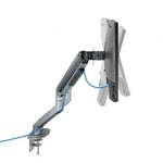 Soporte de Mesa para 2 Monitores TooQ DB4132TNR-G/ Giratorio/ Inclinable/ hasta 9kg - PixelPlaza