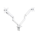 Soporte de Mesa para 2 Monitores TooQ DB4132TNR-W/ Giratorio/ Inclinable/ hasta 9kg - PixelPlaza