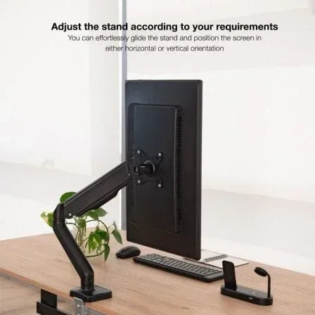 Soporte de Mesa para Monitor TooQ DB5032TNR-B/ Giratorio/ Inclinable/ hasta 9kg - PixelPlaza
