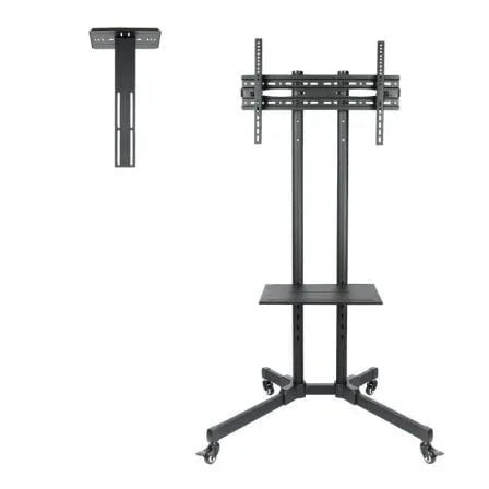 Soporte de Suelo Inclinable/ Ajustable TooQ FS1470M-B para TV de 37-70"/ hasta 50kg - PixelPlaza