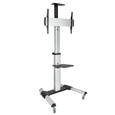 Soporte de Suelo Inclinable/ Ajustable con Ruedas TooQ FS1870M-B para TV de 37-70"/ hasta 50kg - PixelPlaza