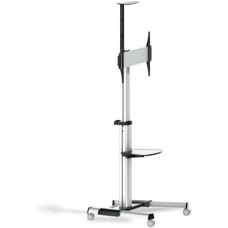 Soporte de Suelo Inclinable/ Ajustable con Ruedas TooQ FS1870M-B para TV de 37-70"/ hasta 50kg - PixelPlaza