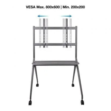 Soporte de Suelo con Ruedas TooQ FS20205M-B para TV de 50-86"/ hasta 120kg - PixelPlaza