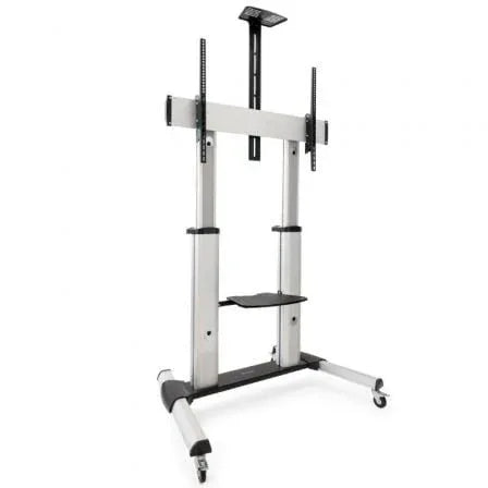 Soporte de Suelo Inclinable/ Ajustable con Ruedas TooQ FS20300M-B para TV de 60-100"/ hasta 100kg - PixelPlaza