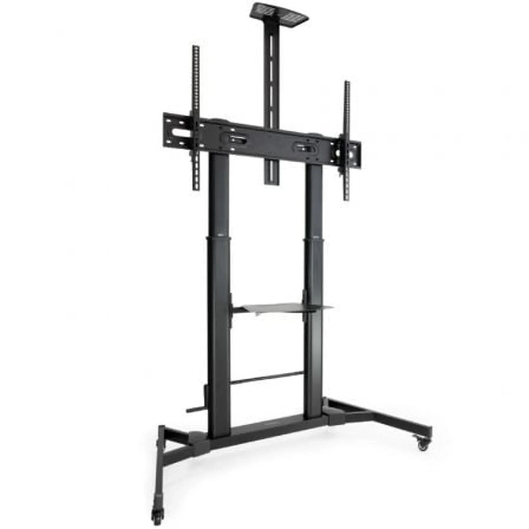 Soporte de Suelo Inclinable/ Ajustable con Ruedas Tooq FS20400HM-B para TV de 60-100"/ hasta 100kg - PixelPlaza