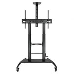 Soporte de Suelo con Ruedas Inclinable/ Nivelable TooQ FS20404HM-B para TV de 60-100"/ hasta 100kg - PixelPlaza