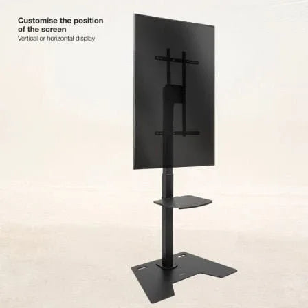 Soporte de Suelo Rotatorio/Ajustable TooQ FS2284M-B para TV de 37-70"/ hasta 70kg - PixelPlaza