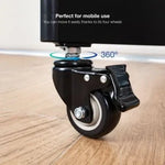 Soporte de Suelo Eléctrico con Ruedas TooQ FSM02-B para TV 55-100"/ hasta 120kg - PixelPlaza