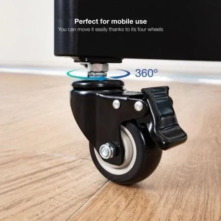 Soporte de Suelo Eléctrico con Ruedas TooQ FSM02-B para TV 55-100"/ hasta 120kg - PixelPlaza