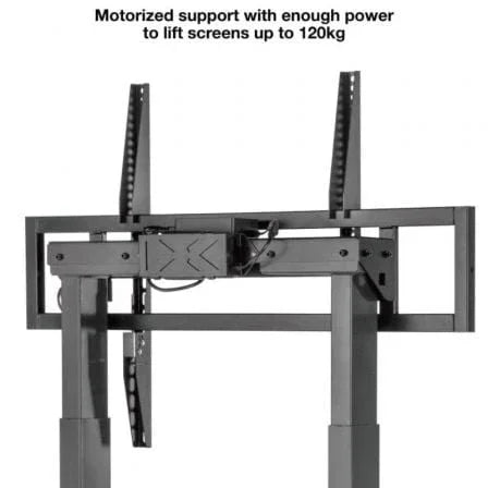 Soporte de Suelo Eléctrico con Ruedas TooQ FSM02-B para TV 55-100"/ hasta 120kg - PixelPlaza