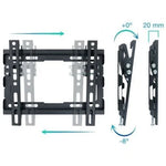 Soporte de Pared Inclinable TooQ LP1044T-B para TV de 23-43"/ hasta 45kg - PixelPlaza