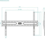 Soporte de Pared Fijo TooQ LP1050F-B para TV de 37-86"/ hasta 45kg - PixelPlaza
