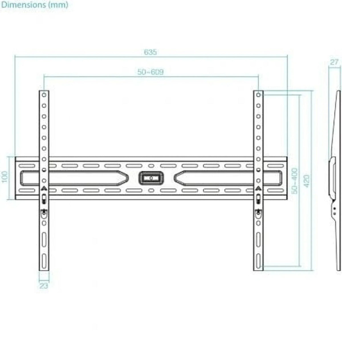 Soporte de Pared Fijo TooQ LP1050F-B para TV de 37-86"/ hasta 45kg - PixelPlaza
