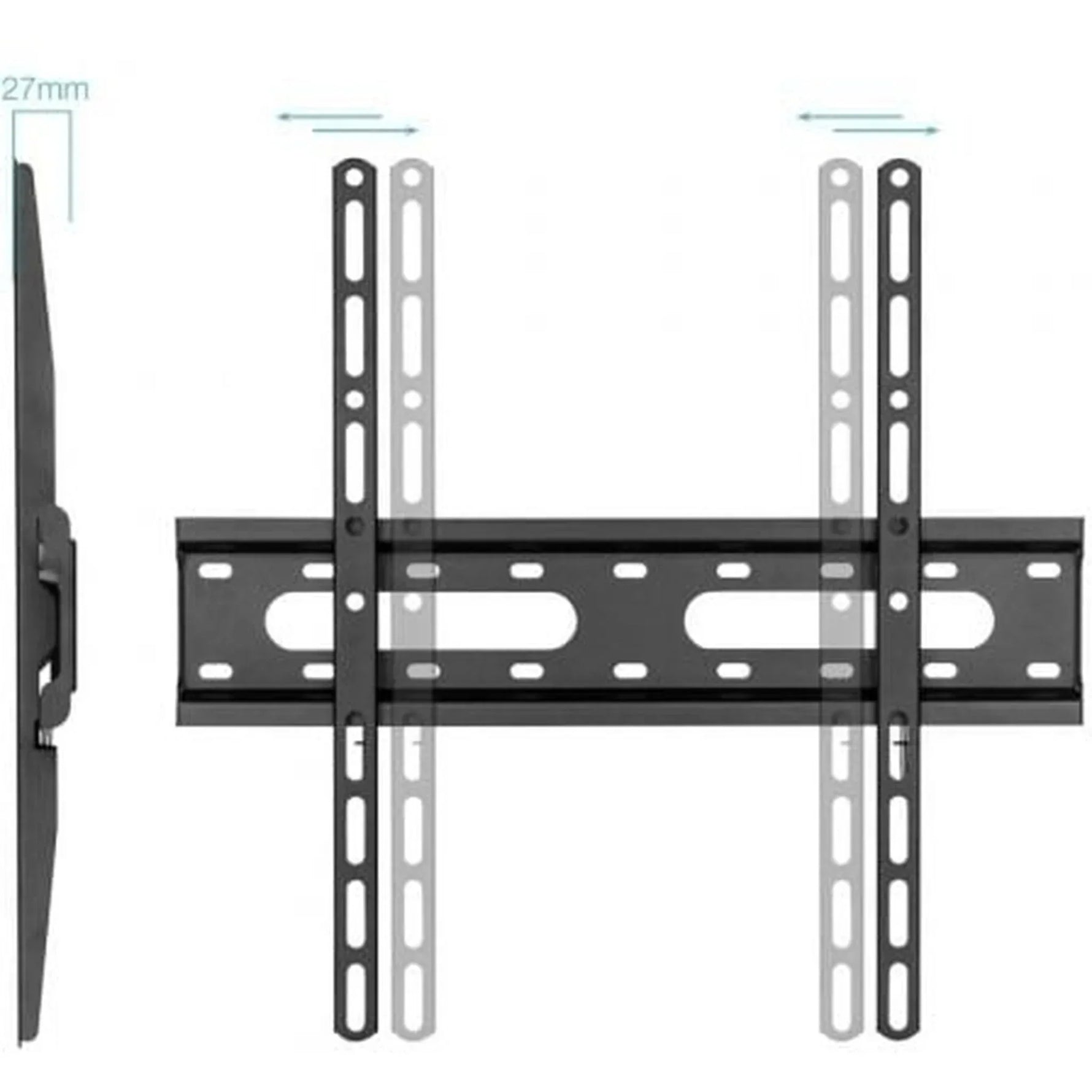 Soporte de Pared Fijo TooQ LP1072F-B para TV de 32-70"/ hasta 45kg - PixelPlaza