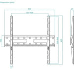 Soporte de Pared Fijo TooQ LP1072F-B para TV de 32-70"/ hasta 45kg - PixelPlaza