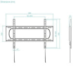 Soporte de Pared TooQ LP1084F-B para TV de 37-80"/ hasta 80kg - PixelPlaza