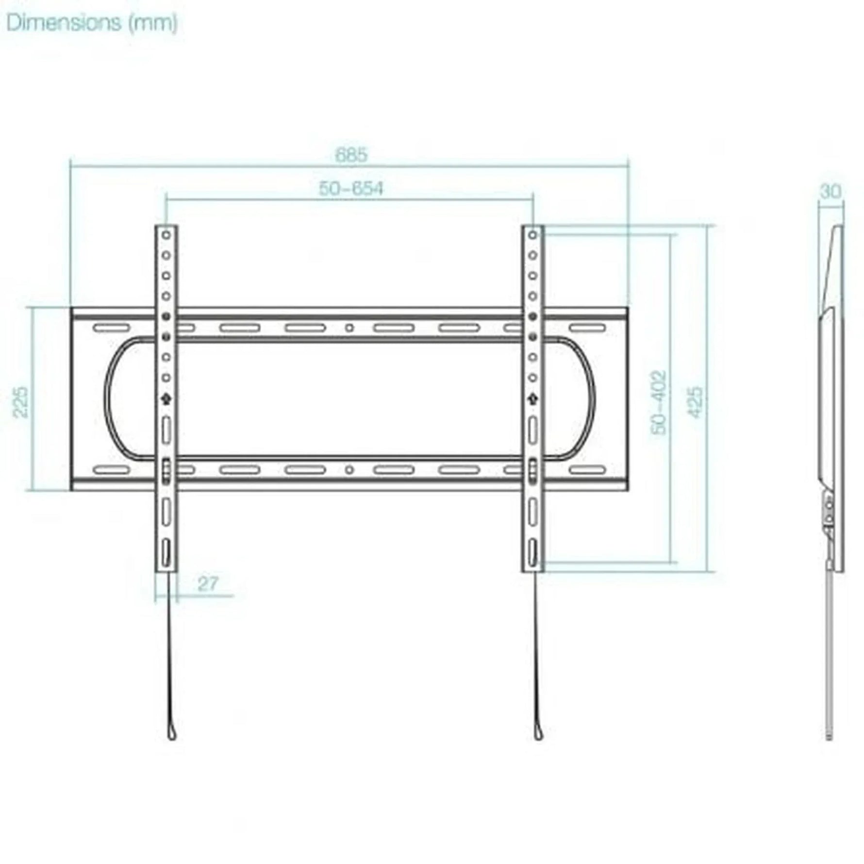 Soporte de Pared TooQ LP1084F-B para TV de 37-80"/ hasta 80kg - PixelPlaza